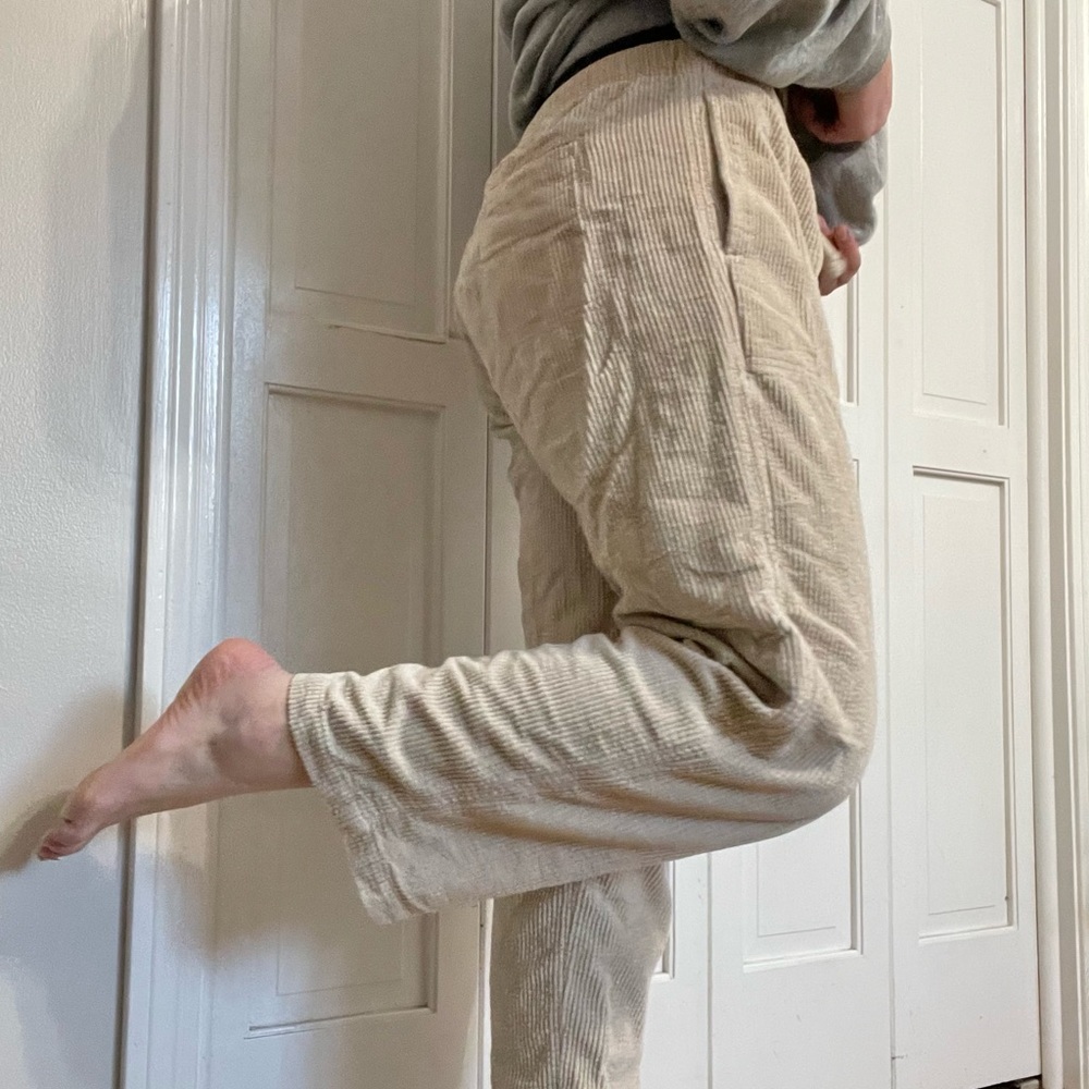 Aerie corduroy pants!